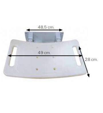 Adatpa tu vida - Asiento de pared plegable - medidas